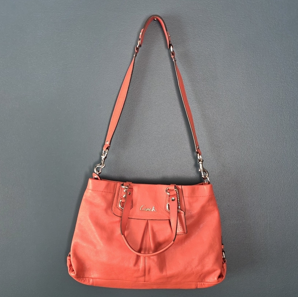 Coach Ashley Coral Women's Shoulder Bag